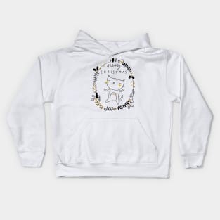 Meowy Christmas! Kids Hoodie